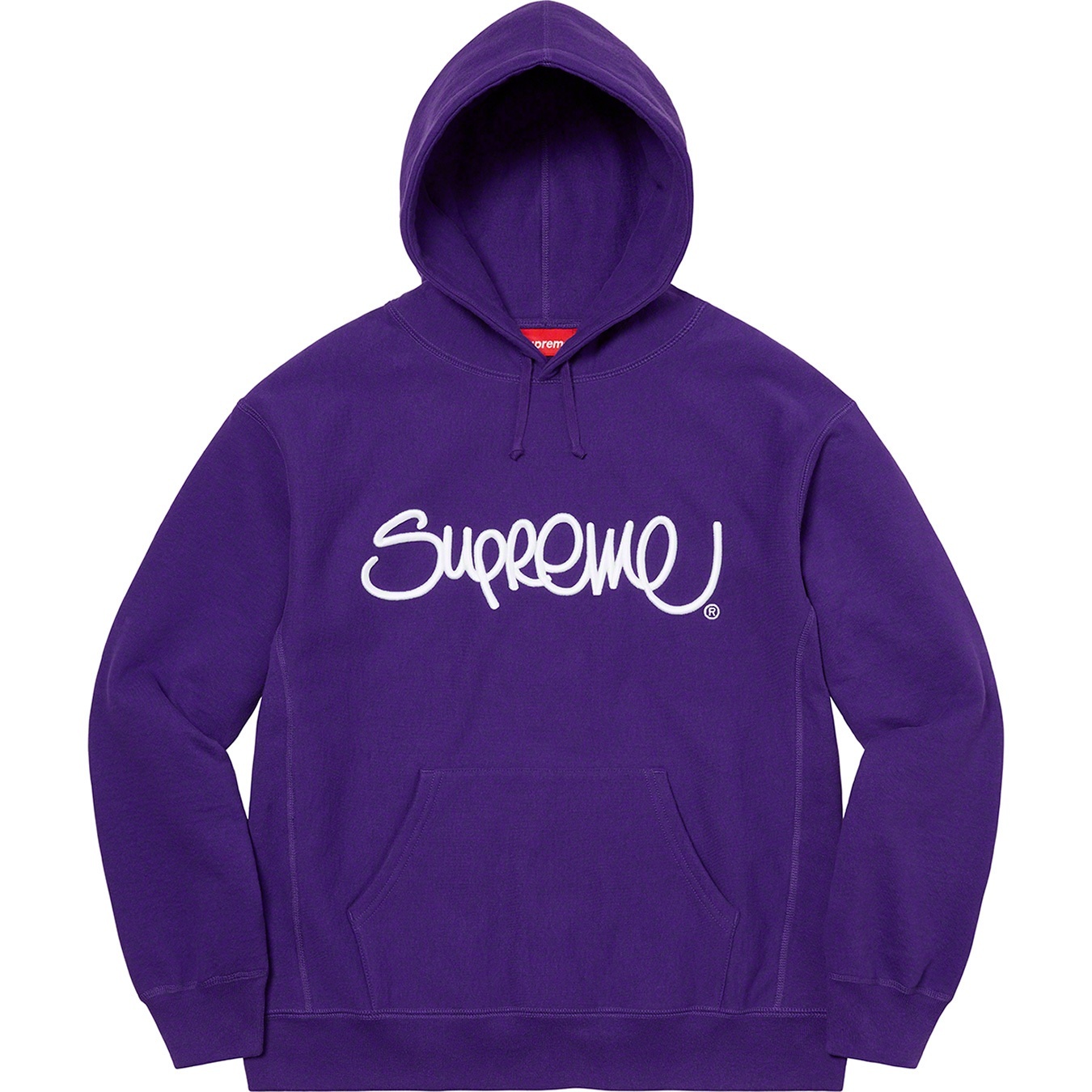 Raised Handstyle Hooded Sweatshirt view 12